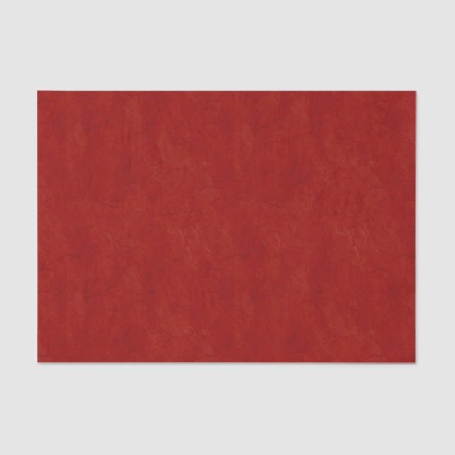 Rich Red Textured Tissue Paper (Front)