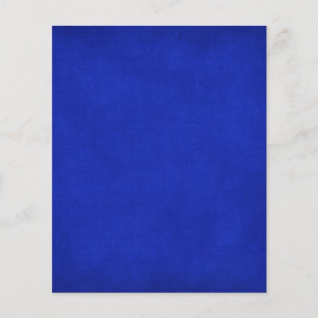 RICH ROYAL DEEP BLUE VELVET GRUNGE PAPER CANVAS TE (Front)