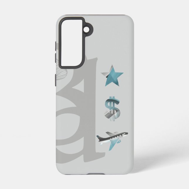 RICH Samsung Cases Trend Abstract Blue Ocean  (Back)