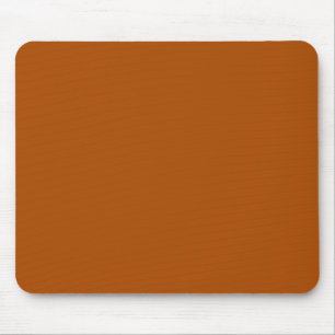 Rich sienna brown colour ready to customise mouse pad