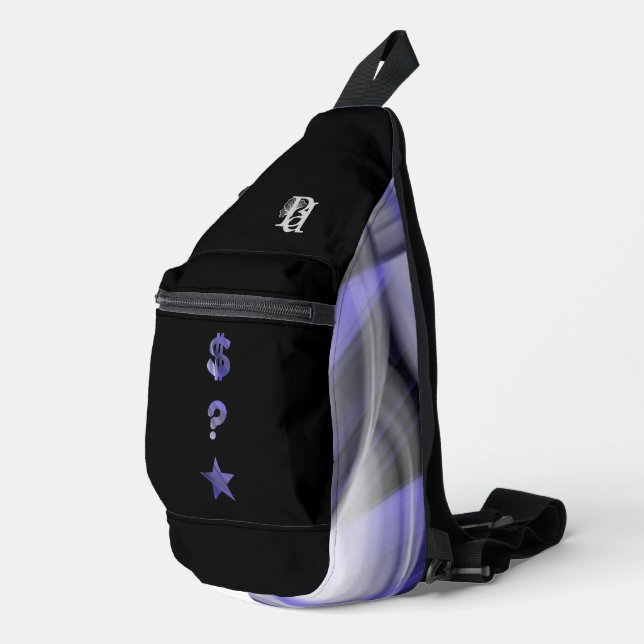 RICH Sling Bag Trend Abstract Lavender Violet (Right Corner)