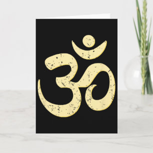 Rich Sphere Om Omkar Aum Symbol Spiritual Yoga Med Card