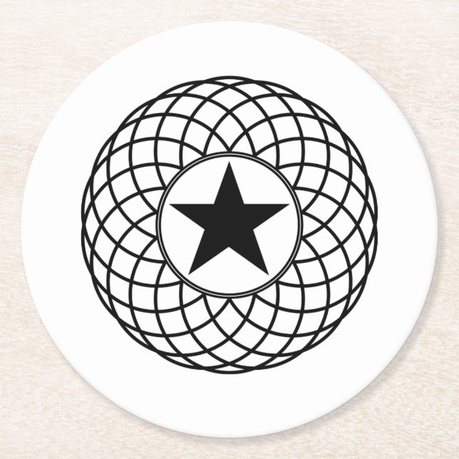 Rich Witch Society Round Coaster (Front)