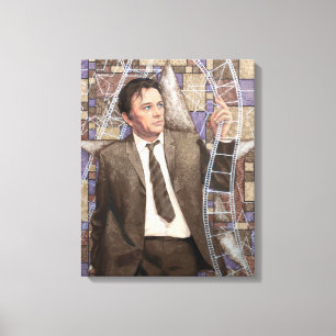 Richard Burton Portrait Painting Old Hollywood Canvas Print