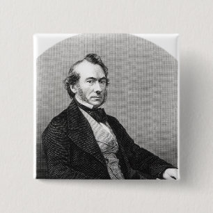 Richard Cobden 15 Cm Square Badge