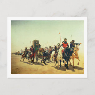 Richard Coeur de Lion on his way to Jerusalem Postcard