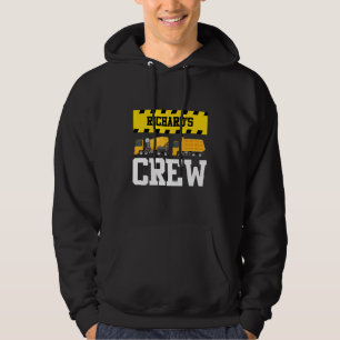 Richard Construction Crew Custom Dumptruck Dump Tr Hoodie