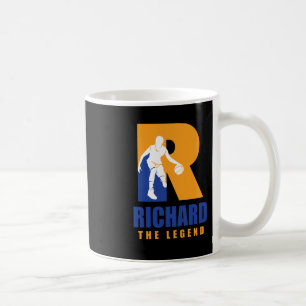 Richard Custom Player Basketball Your Name The Leg Coffee Mug