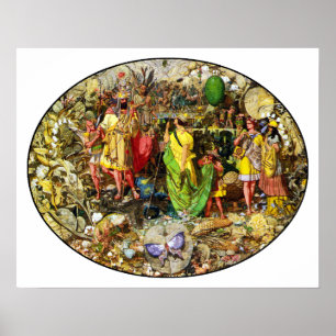 Richard Dadd Faeries: Oberon & Titania Poster