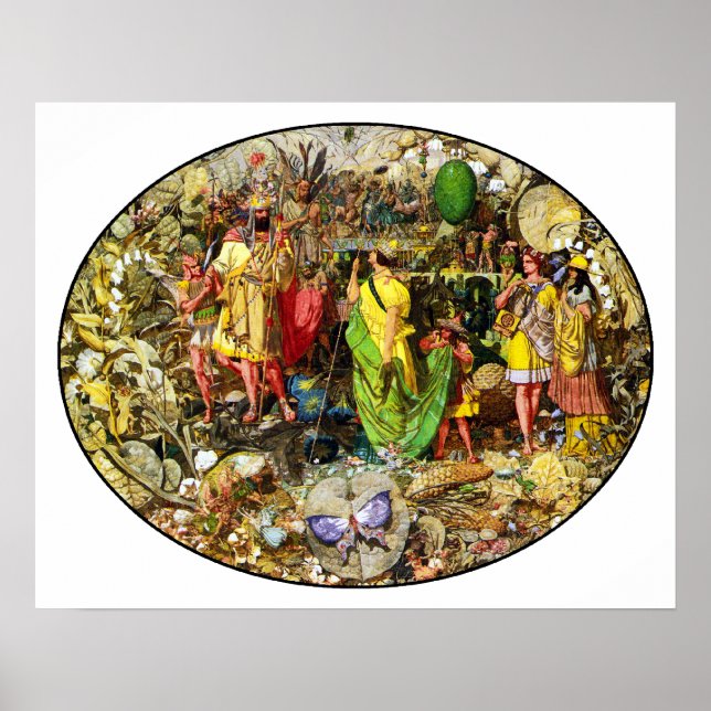 Richard Dadd Faeries: Oberon & Titania Poster (Front)