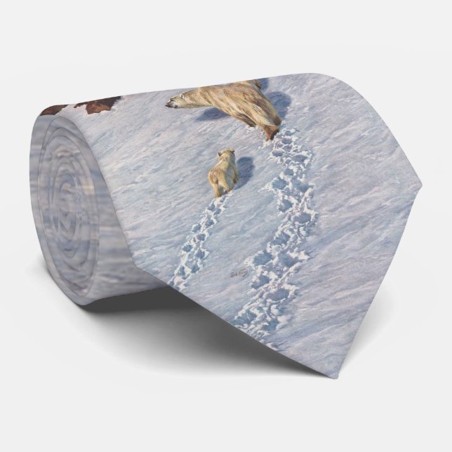 Richard Friese - Polar Bear Family Tie (Rolled)