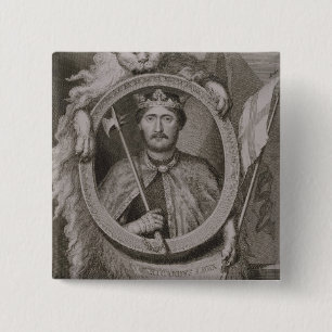 Richard I 'Coeur de Lion' (1157-99) King of Englan 15 Cm Square Badge
