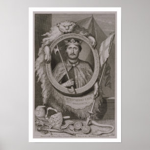 Richard I 'Coeur de Lion' (1157-99) King of Englan Poster