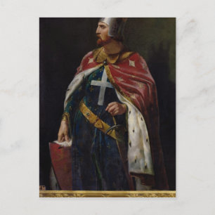 Richard I the Lionheart  King of England, 1841 Postcard