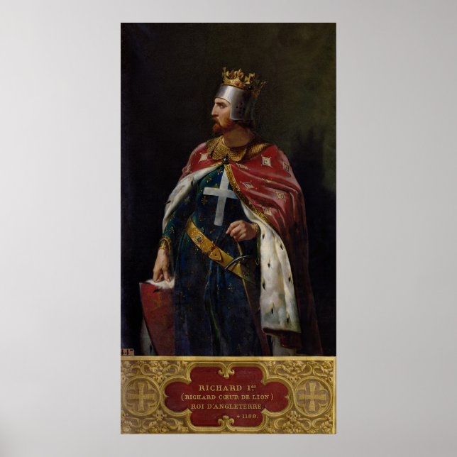 Richard I the Lionheart  King of England, 1841 Poster (Front)