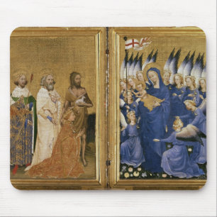 Richard II Presented to the Virgin and Child Mouse Pad