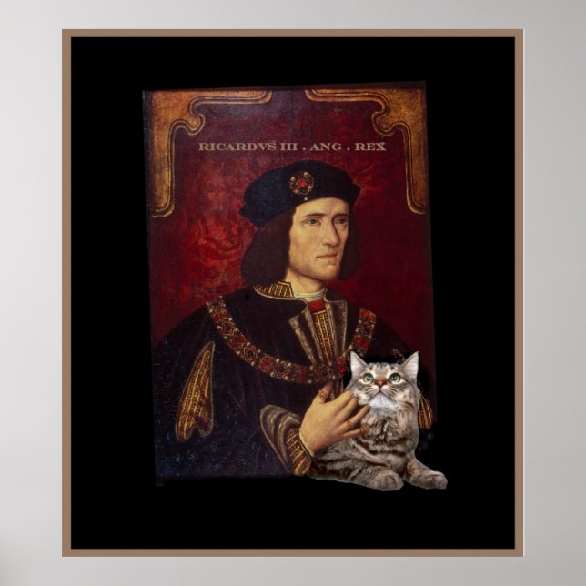 Richard III and his cat Poster (Front)