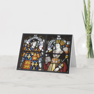 RICHARD III AND QUEEN ANNE OF ENGLAND CARD