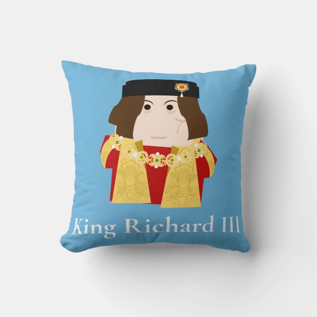 Richard III, House of York King of England Cushion (Front)