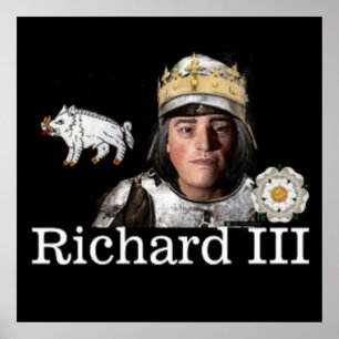 Richard III in armour Poster