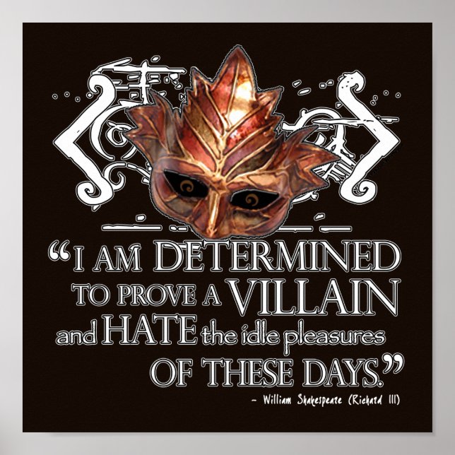 Richard III Quote Poster (Front)