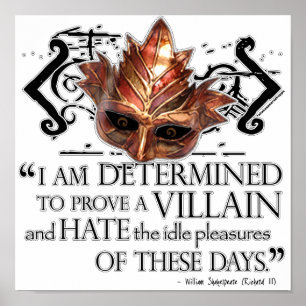 Richard III Quote Poster