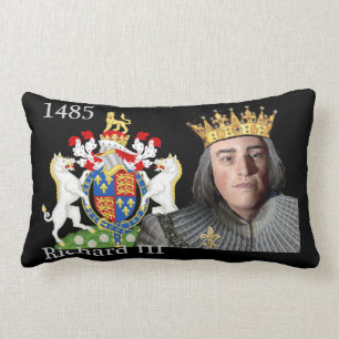 Richard III wears his crown Lumbar Cushion