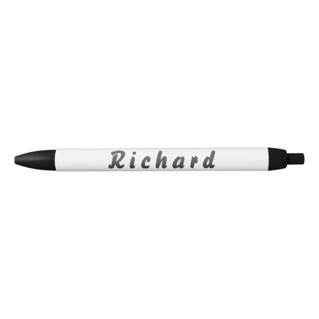 Richard Kugelschreiber Black Ink Pen (Front)