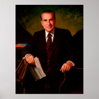 RICHARD M. NIXON by James Anthony Wills Poster