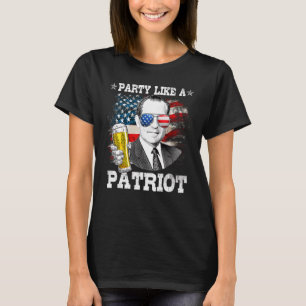 Richard M Nixon Party Like A Patriot 4th Of July T-Shirt