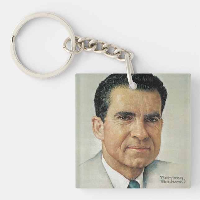 Richard Milhouse Nixon Key Ring (Front)