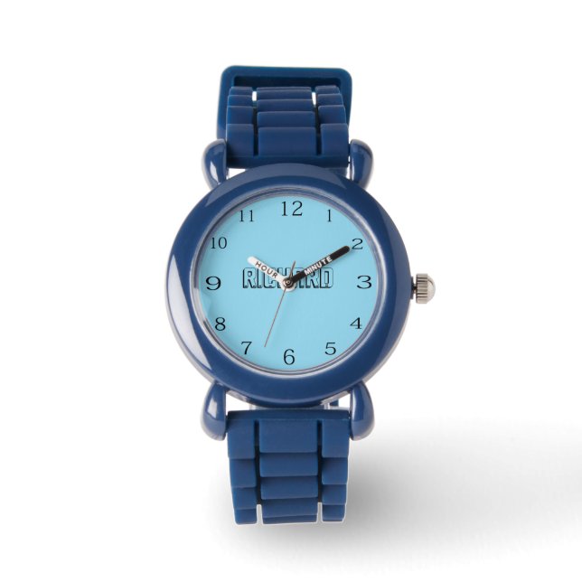 Richard Name In Block Letters, Watch (Front)