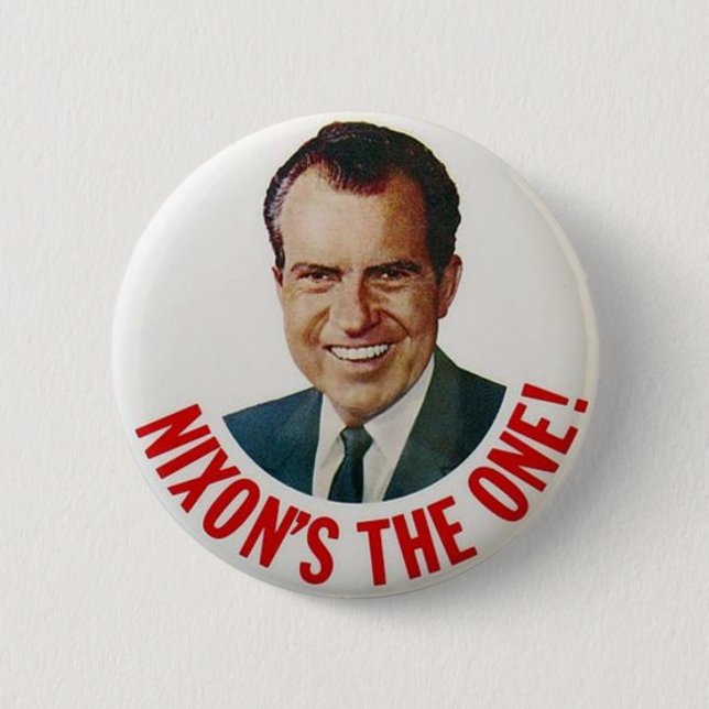 Richard Nixon 1968 Election Campaign Badge (Front)