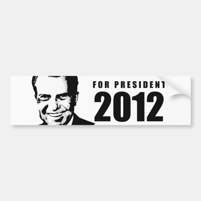 Richard Nixon 2012 Bumper Sticker (Front)
