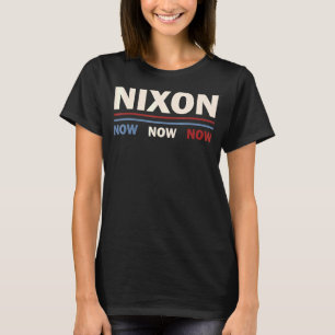 RICHARD NIXON AGNEW  NIXON 1972 ELECTION CAMPAIGN T-Shirt