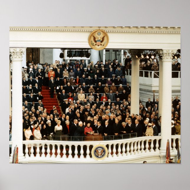 Richard Nixon Being Sworn In - 1969 Poster (Front)
