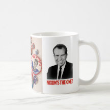 Richard Nixon Button Collector Mug