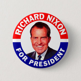 Richard Nixon For President 6 Cm Round Badge