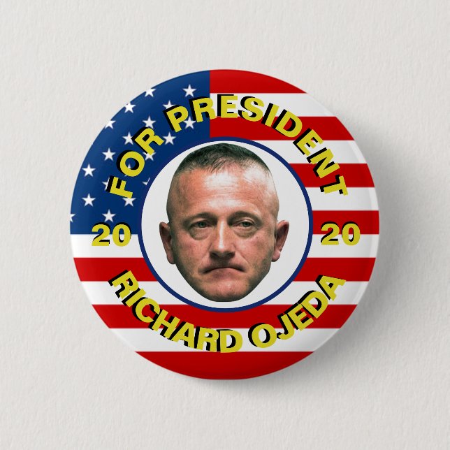 Richard Ojeda for President 2020 6 Cm Round Badge (Front)