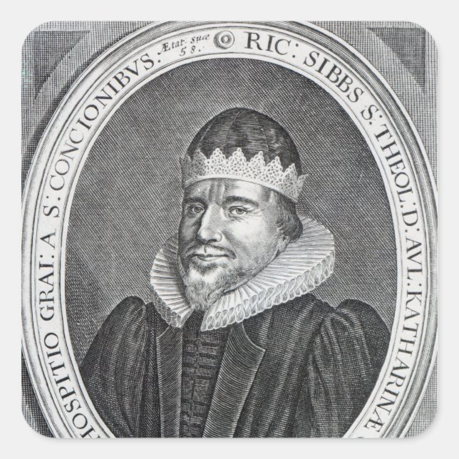 Richard Sibbes Square Sticker (Front)