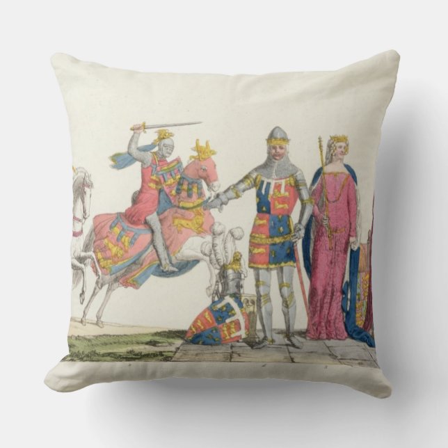 Richard the Lionheart, John of Gaunt, Edward III, Cushion (Front)