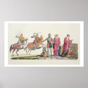 Richard the Lionheart, John of Gaunt, Edward III, Poster
