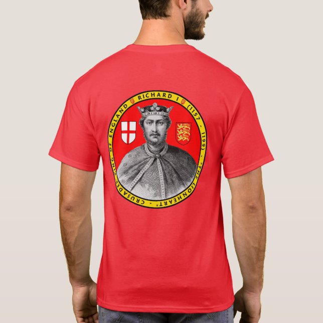 Richard the Lionheart Portrait Seal Shirt (Back)