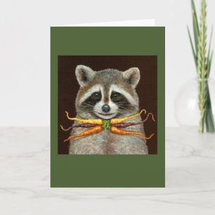 Richard the racoon card