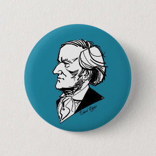 Richard Wagner 6 Cm Round Badge