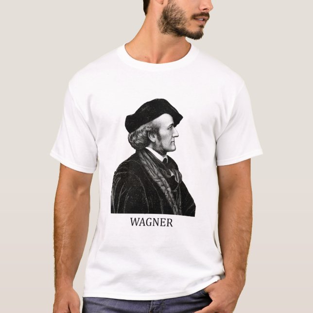Richard Wagner, black T-Shirt (Front)