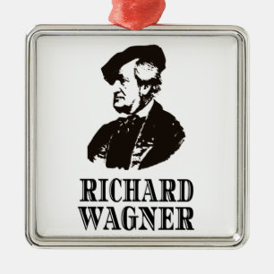 Richard Wagner Classical Music Composer Classic Metal Ornament