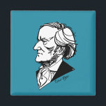 Richard Wagner Magnet<br><div class="desc">Graphic portrait of composer</div>