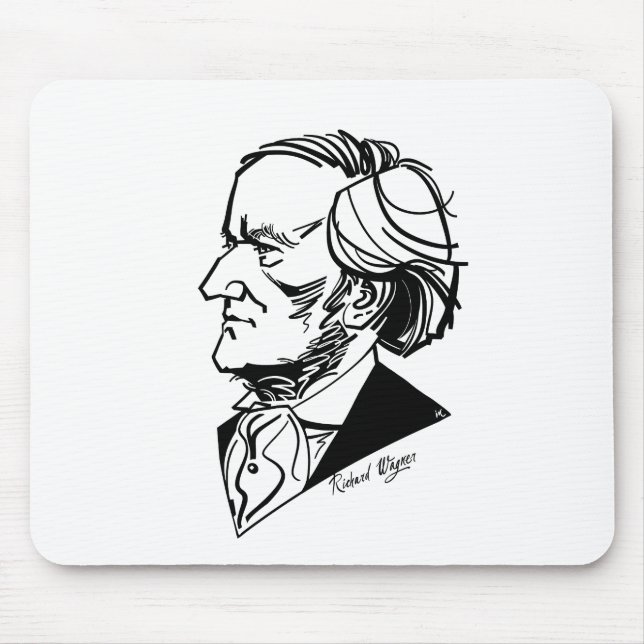 Richard Wagner Mouse Pad (Front)