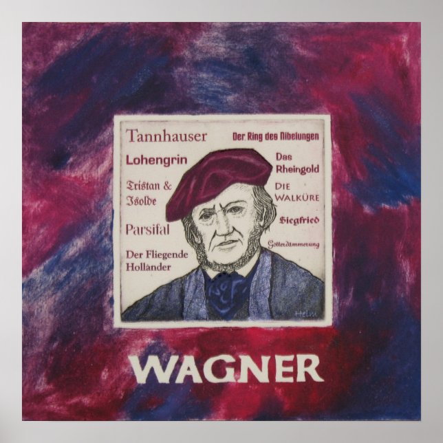 Richard WAGNER poster (Front)